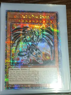 * RED-EYES DARKNESS METAL DRAGON * QUARTER CENTURY SECRET RARE RA04-EN003 YUGIOH - Image 4