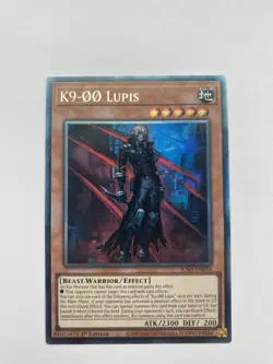 JUSH-EN034 K9-OO Lupis Collector's Rare 1st Ed YuGiOh - Image 1