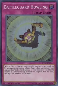 SPWA-EN056 BATTLEGUARD HOWLING SUPER RARE 1ST EDITION NEAR MINT YuGiOh TCG - Image 1