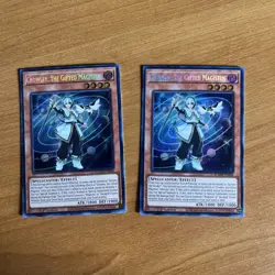 2xCrowley, the Gifted Magistus BLMM-EN044 Secret Rare 1st Edition Yugioh Card NM - Image 1
