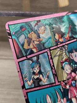 Bulma Dragon Ball Art Card Textured Holo Foil Mint - Image 2