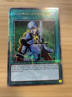 Nobleman of Crossout (Quarter Century Secret Rare) Yugioh TCG Card NM 1st Ed - Image 1