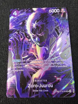 Zoro Juurou ST18-004 SR One Piece TCG Card English, NM Condition - Image 1