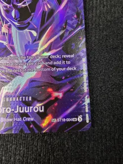 Zoro Juurou ST18-004 SR One Piece TCG Card English, NM Condition - Image 3
