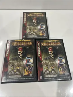 lot of 3 TCG Disney Pirates of the Caribbean Quickstrike Card Games READ DETAILS - Image 1