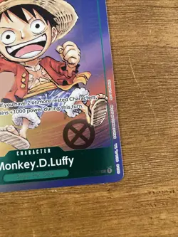 Monkey D. Luffy P-037 One Piece Promo Card TCG 1st Anniversary Stamped Foil - Image 3