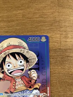 Monkey D. Luffy P-037 One Piece Promo Card TCG 1st Anniversary Stamped Foil - Image 4