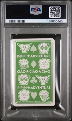 1998 POKEMON PIPIPI ADVENTURE PLAYING CARDS 2 OF DIAMONDS PSA 10 - Image 2