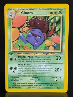 GLOOM 36/111 2000 NEO GENESIS SET POKEMON CARD 1st EDITION - Image 1