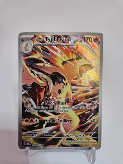 Pokemon TCG Ethans Typhlosion Full Art Card Destined Rivals 190/182 - NM - Image 1