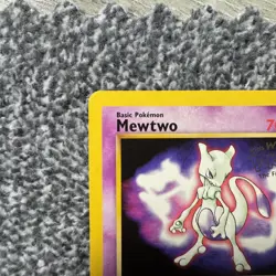 Mewtwo TCG 3 Black Star Pokemon The First Movie 1999 Promo Card LP - Image 2