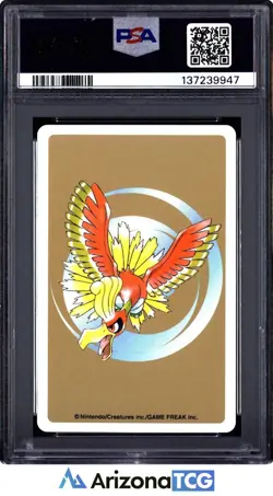 Pokemon 2000 Electabuzz 125 5 Of Clubs Gold Playing Card Japanese GEM MT PSA 10 - Image 2