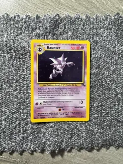 Haunter TCG 6/62 Fossil Holo Rare 1999 Pokemon Card MP - Image 1