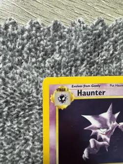 Haunter TCG 6/62 Fossil Holo Rare 1999 Pokemon Card MP - Image 2