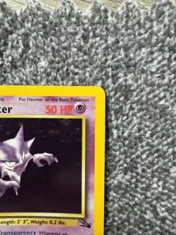 Haunter TCG 6/62 Fossil Holo Rare 1999 Pokemon Card MP - Image 4