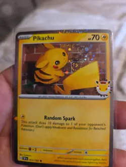 4 Pikachu 30th Anniversary (Pokemon Day 2026) 051/162 All Cards Have Swirls. - Image 2