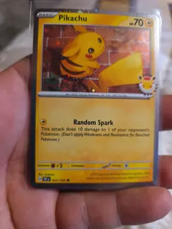 4 Pikachu 30th Anniversary (Pokemon Day 2026) 051/162 All Cards Have Swirls. - Image 3