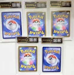 5x Pokemon Chinese/Japanese Card Lot: All 9.5 Gem Mint Graded Slab AB78 - Image 2