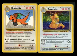 Dragonite 4/62 Fossil 1999 5 WB Promo Vintage WOTC Holo Pokemon Card Lot - Image 1