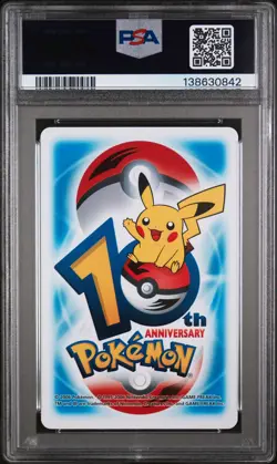2006 POKEMON CENTER 10TH ANNIVERSARY PLAYING CARDS BLUE DECK SCIZOR PSA 8 - Image 2