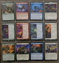 MTG TMNT Foil Card Lot All 4 Turtles Leonardo Donatello Raphael Michelangelo - Image 1