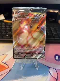 Eevee VMAX SWSH087 Black Star Promo Sealed Pokemon Card - Image 1