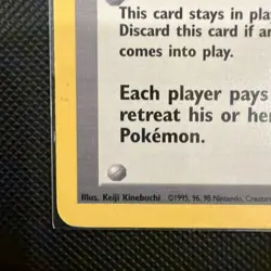 Pokemon The Rocket's Training Gym Stadium Card 104/132 Gym Heroes Rare Vintage - Image 4