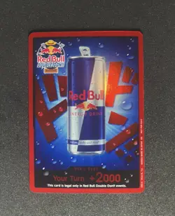 Red Bull Double DON!! 2000 2K Red Foil Promo Card One Piece NM Tournament - Image 1
