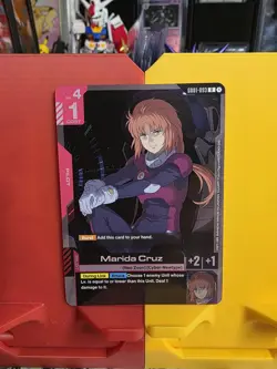 Marida Cruz - Gundam Card Game #GD01-093 - GD01 - NM Foil Newtype Rising Single - Image 1
