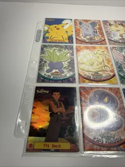 Pokemon Cards - LOT - Vintage Topps TV Animation - Nidoran, Meowth, Ninetales - Image 5