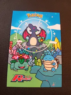 Bubble Shiny Charizard Star Holo Team Rocket Card Database Peru Pokemon - Image 3