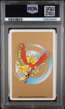 2000 POKEMON GOLD VERSION PLAYING CARDS 4 OF SPADES #162 FURRET PSA 10 - Image 2