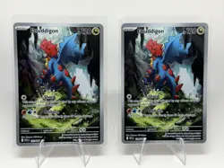 2 Druddigon - 151/086 151/086 Pokemon Illustration Rare SV: White Flare Card NM - Image 1