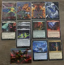 MTG Card Lot TMNT Casey Jones Turtles in Time Arcbound Ravager Mythic Rare - Image 1