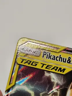 Pokemon TCG Holo Foil Pikachu & Zekrom GX Ultra Rare Card 33/181 Tag Team - Image 3