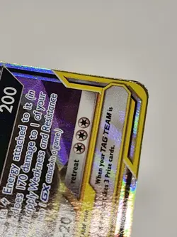Pokemon TCG Holo Foil Pikachu & Zekrom GX Ultra Rare Card 33/181 Tag Team - Image 5