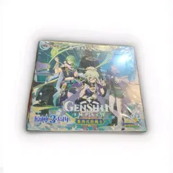 New Genshin Impact 32 Pack Booster Box Trading Card Holo CCG TCG Doujin #T069 - Image 1