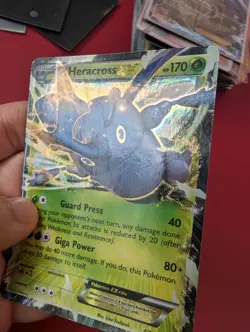 Heracross EX 4/111 Furious Fists Holo Pokemon Card Excellent Condition - Image 3