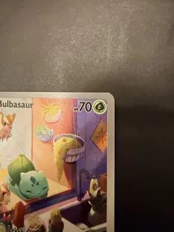 Bulbasaur 143/142 Sv07: Stellar Crown Illustration Rare Super Clean Card!! - Image 3