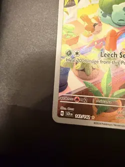 Bulbasaur 143/142 Sv07: Stellar Crown Illustration Rare Super Clean Card!! - Image 5