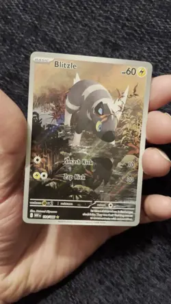 Pokemon TCG Blitzle 114/086 Sv: White Flare Illustration Rare Holo Card-NM - Image 2