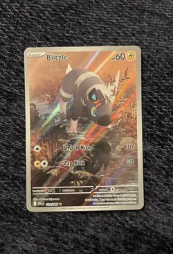 Pokemon TCG Blitzle 114/086 Sv: White Flare Illustration Rare Holo Card-NM - Image 3