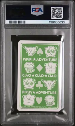1998 POKEMON PIPIPI ADVENTURE PLAYING CARDS 3 OF CLUBS PSA 10 - Image 2