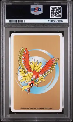 2000 POKEMON GOLD VERSION PLAYING CARDS 4 OF HEARTS #119 SEAKING PSA 10 - Image 2