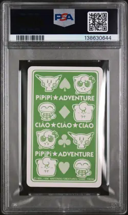 1998 POKEMON PIPIPI ADVENTURE PLAYING CARDS CLEFAIRY ACE OF DIAMONDS PSA 10 - Image 2