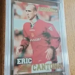 Eric Cantona Merlin 1996 Card Manchester United Get Graded 9 Mint - Image 5