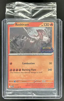 2025 Pokemon Phantasmal Flames Reshiram Promos Holo #017/094 - Image 1