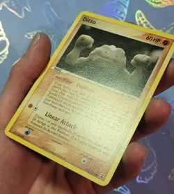 Ditto (Geodude) 62/113 EX Delta Species Pokemon Card NM+ - Image 3