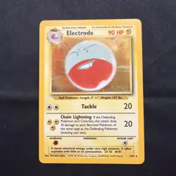 1999 Pokemon Jungle Electrode 2/64 Holo NO SYMBOL Error WOTC MP - Image 1