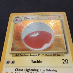 1999 Pokemon Jungle Electrode 2/64 Holo NO SYMBOL Error WOTC MP - Image 3